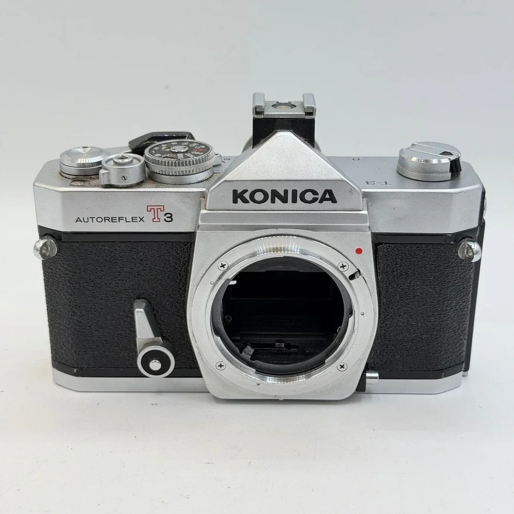 Konica SLR Camera Body Lot Autoreflex T3 FT-1 Motor TC 35mm Film Parts Repair